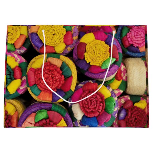 Mexicaanse rieten dozen groot cadeauzakje (Voorkant)