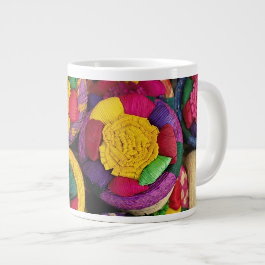 Mexicaanse rieten dozen grote koffiekop (Voorkant rechts)