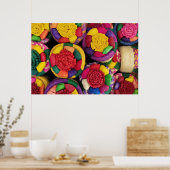Mexicaanse rieten dozen poster (Keuken)