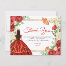 Mexicaanse Rode Rozen Prinses Quinceanera Vlinder