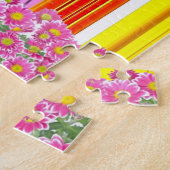 Mexicaanse roze flamingo Ole Ola Jigzaag Puzzle Da Legpuzzel (Zijkant)