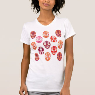 - Mexicaanse roze Lucha Libre Masker T-shirt