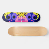 Mexicaanse roze volkskunst persoonlijk skateboard (Horizontaal)