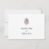 MEXICAANSE SACRED HEARTS RSVP-KAART (Achterkant)