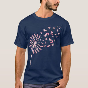 Mexicaanse Salamander Amfibian Dandelion Axolotl T-shirt