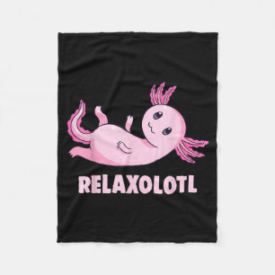 Mexicaanse Salamander Axolotl Fleece Deken