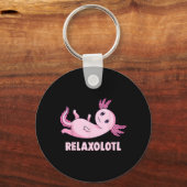 Mexicaanse Salamander Axolotl Sleutelhanger (Voorkant)
