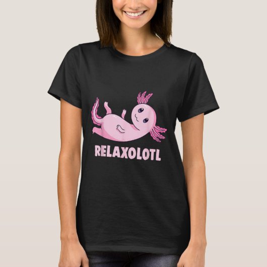 Mexicaanse Salamander Axolotl T-shirt (Voorkant)