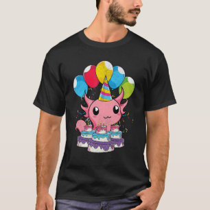 Mexicaanse Salamander Birthday Party Amfibian Cute T-shirt