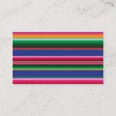 Mexicaanse Sarape Folklore RSVP-kaart Informatiekaartje (Achterkant)