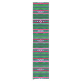 Mexicaanse Sarape Pattern Table Runner Korte Tafelloper (Voorkant)