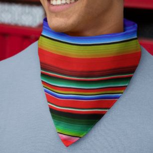 Mexicaanse Sarape Traditionele Blanket Stripes Kle Bandana
