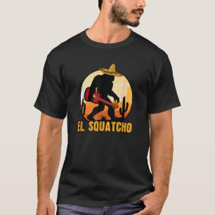 Mexicaanse Sasquatch Meme Bigfoot Muzikant El Squa T-shirt