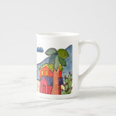 Mexicaanse scène Coffee Cup Porselein Kop (Rechts)