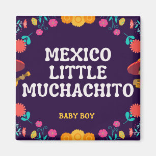 Mexicaanse schattige Little Muchacho Boy Baby Magneet