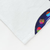 Mexicaanse schedel 3D Festive Fleece Deken (Hoek)