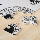Mexicaanse Schedel Dag van de Doden Legpuzzel (Zijkant)