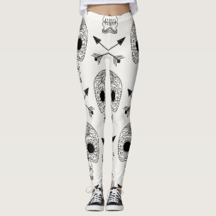 Mexicaanse schedel dag van de dood leggings