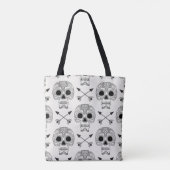 Mexicaanse schedel dag van de dood tote bag (Achterkant)