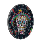 Mexicaanse Schedel Dartbord (Voorkant Links)