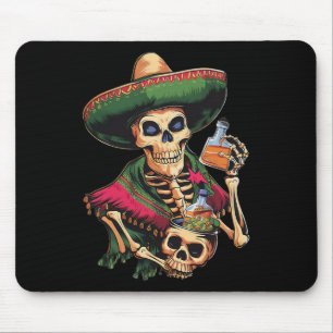Mexicaanse schedel Drink bier Cinco de Mayo Muismat