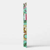 Mexicaanse schedel en bloemen, naadloos. Case-Mate iPhone case (Achterkant / Rechts)