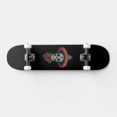 Mexicaanse schedel persoonlijk skateboard (Horizontaal)