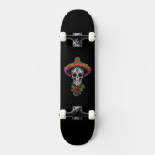 Mexicaanse schedel persoonlijk skateboard (Voorkant)
