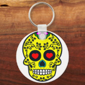 mexicaanse schedel Sleutelhanger (Voorkant)