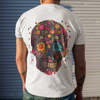 Mexicaanse schedel T-shirt
