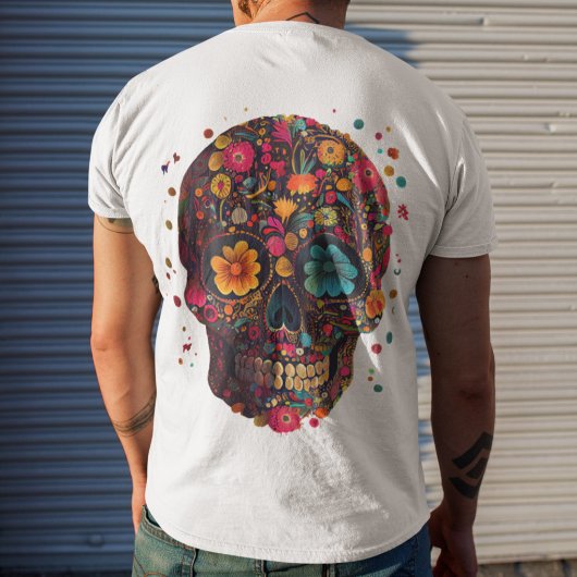 Mexicaanse schedel T-shirt