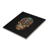 mexicaanse schedel tegeltje (Zijkant)