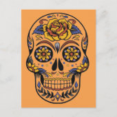 Mexicaanse schedeldag van de doden briefkaart (Voorkant)