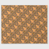 Mexicaanse schedeldag van de doden cadeaupapier (Vlak)