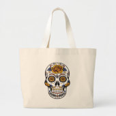 Mexicaanse schedeldag van de doden grote tote bag (Voorkant)