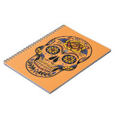 Mexicaanse schedeldag van de doden notitieboek (Linkerzijde)