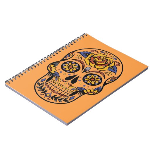 Mexicaanse schedeldag van de doden notitieboek (Linkerzijde)