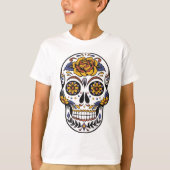 Mexicaanse schedeldag van de doden t-shirt (Voorkant)