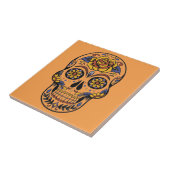 Mexicaanse schedeldag van de doden tegeltje (Zijkant)