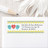 Mexicaanse schedels retour adres label (Insitu)