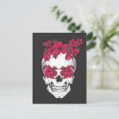 Mexicaanse schedelventilator Florist Cinco de Mayo Briefkaart (Staand voorkant)