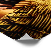 Mexicaanse Schoonheid Kalender Meisje op Visboot Poster (Hoek)