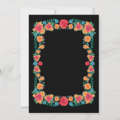 Mexicaanse Senorita Fiesta Bloemen Zoet 16 Kaart (Achterkant)