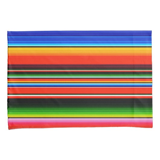 Mexicaanse Serape Blanket Fiesta Zuidwest Kussensloop (Voorkant-Rechts)