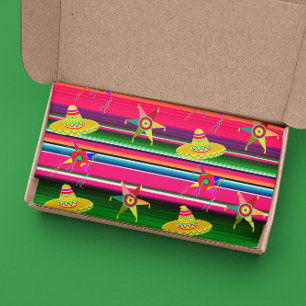 Mexicaanse Serape Deken Strepen Mexico Kerstmis Tissuepapier