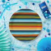 Mexicaanse Serape Fiesta Party Papieren Bordje (Feest)