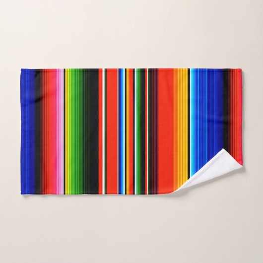 Mexicaanse Serape Fiesta zuidwestelijk ontwerp Bad Handdoek (Handdoek)