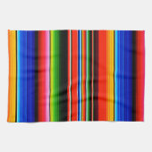 Mexicaanse Serape Fiesta zuidwestelijk ontwerp Theedoek (Horizontaal)