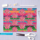 Mexicaanse Serape Poinsettia Mexicaanse kerst Tissuepapier (Craft)