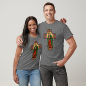Mexicaanse serapluipaard Onze dame van Guadalupe M T-shirt (Unisex)